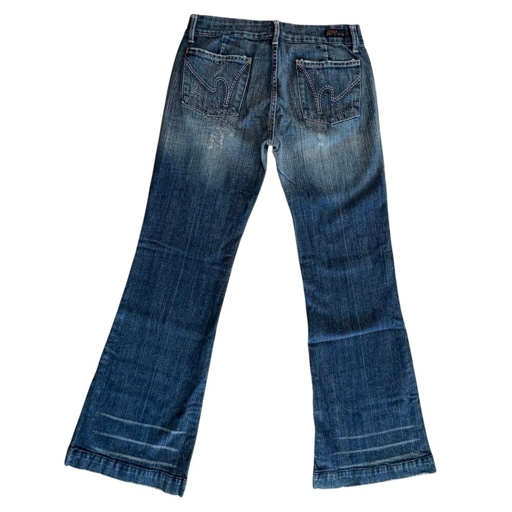 Early Citizens of Humanity Vintage Y2K Jehrome Dahan Denim Flare Jeans size 30
